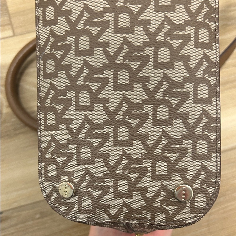 DKNY Brown Patterned Crossbody Bag - Picture 4 of 5